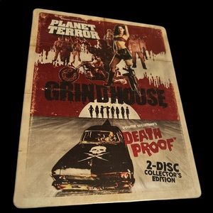 Planet terror and grandiose 2 disk dvd set in metal case COLLECTORS